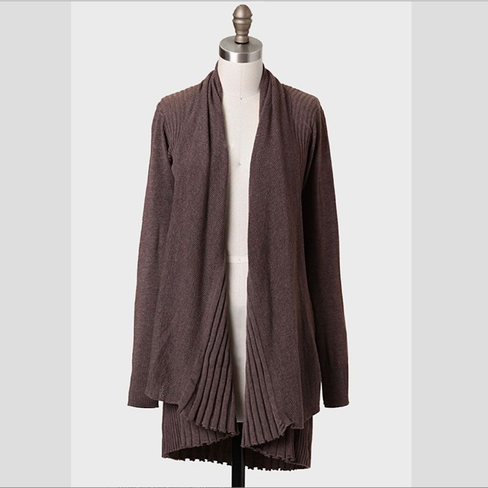 Ruche At the Cabin Textured Cardigan